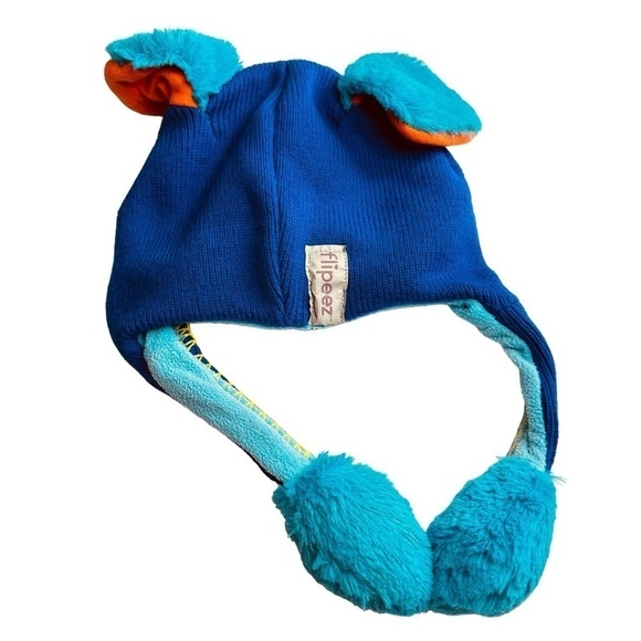 Flipeez Blue Puppy Moveable Ears Action Hat Kids Unisex OS - Picture 5 of 7